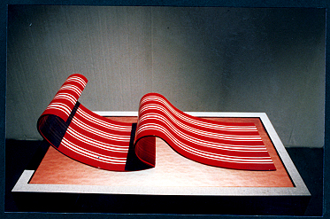  exhibition view,&nbsp; Making waves , Cable Street Gallery, London, 1998 