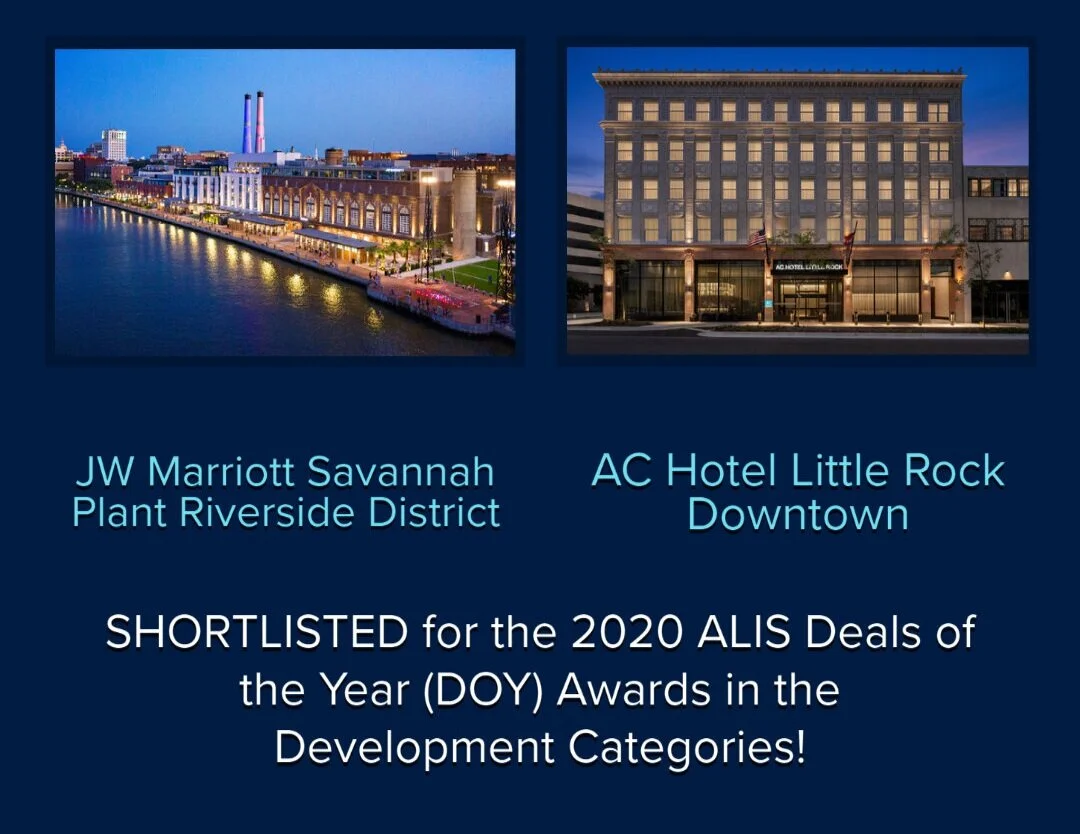 Two Campo Architects' projects have been SHORTLISTED for the 2020 ALIS Deals of the Year 