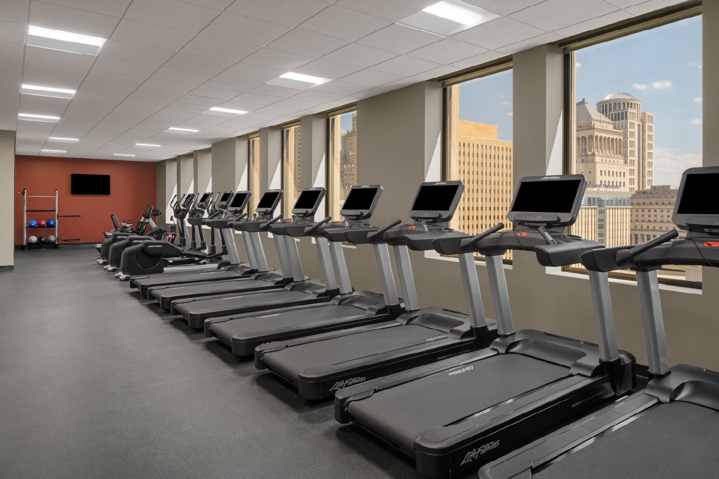 Home2 Suites + Tru Hotel by Hilton | Shell Building Fitness Room