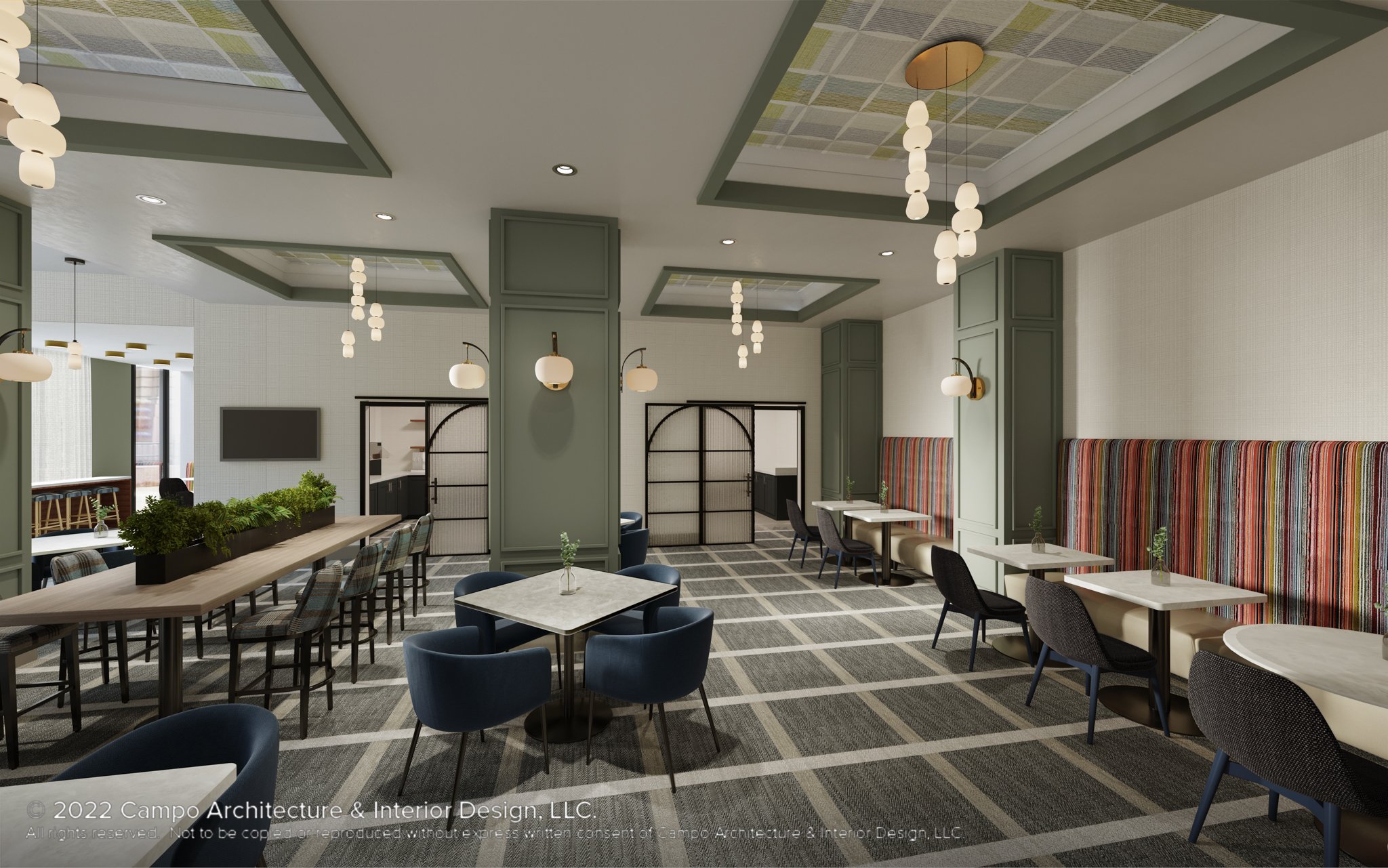 CHEMICAL BUILDING - ST. LOUIS, MO - INTERIOR RENDERING 3