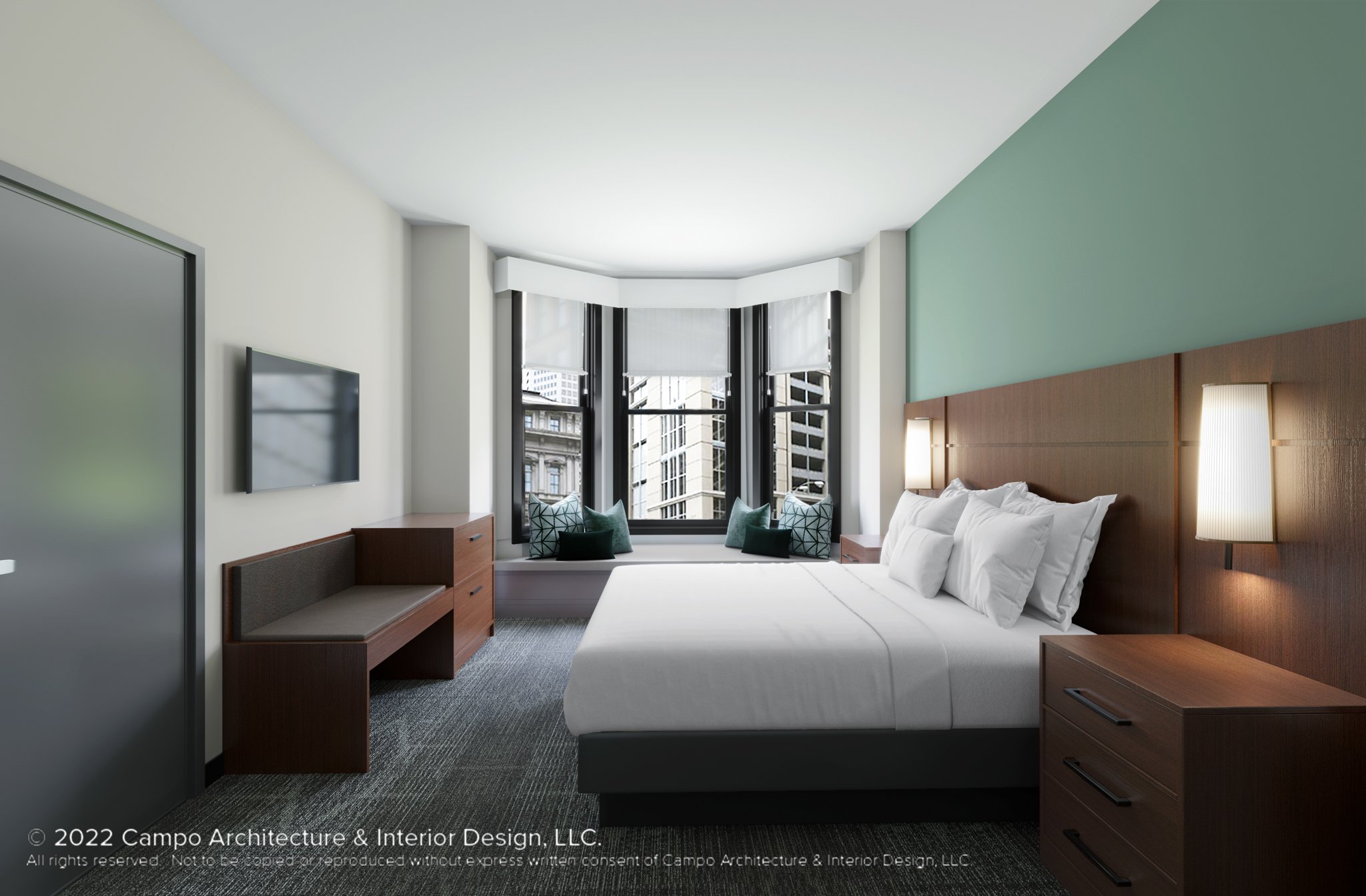 CHEMICAL BUILDING - ST. LOUIS, MO - INTERIOR RENDERING 7