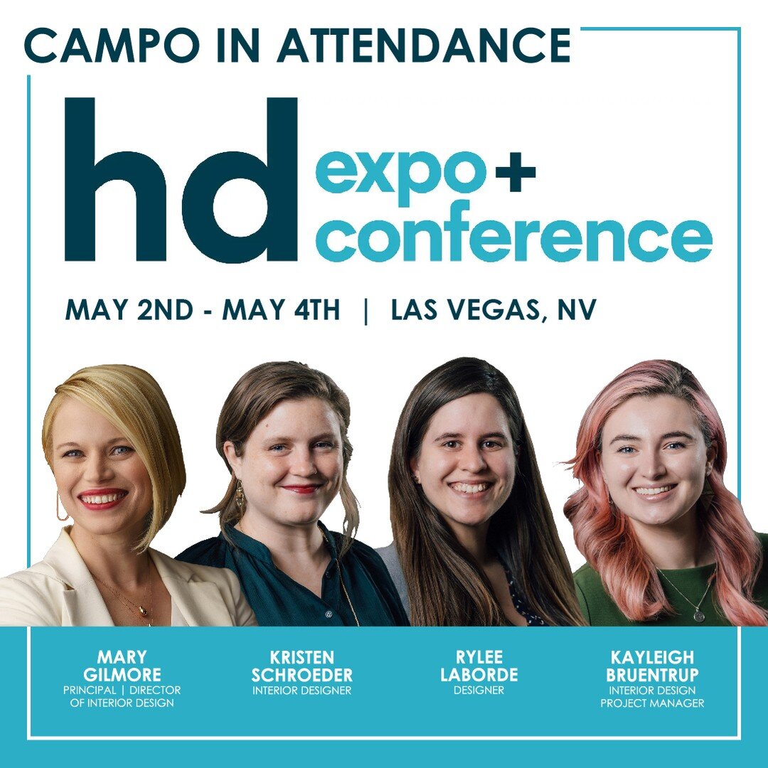 Next week, the Campo team will be attending the HD Expo + Conference in Las Vegas! We look forward to connecting with everyone at the event!