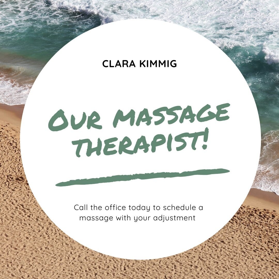 Dont forget about our Massage Therapist Clara! Come in for a massage!

#Massage #Callus #MA91