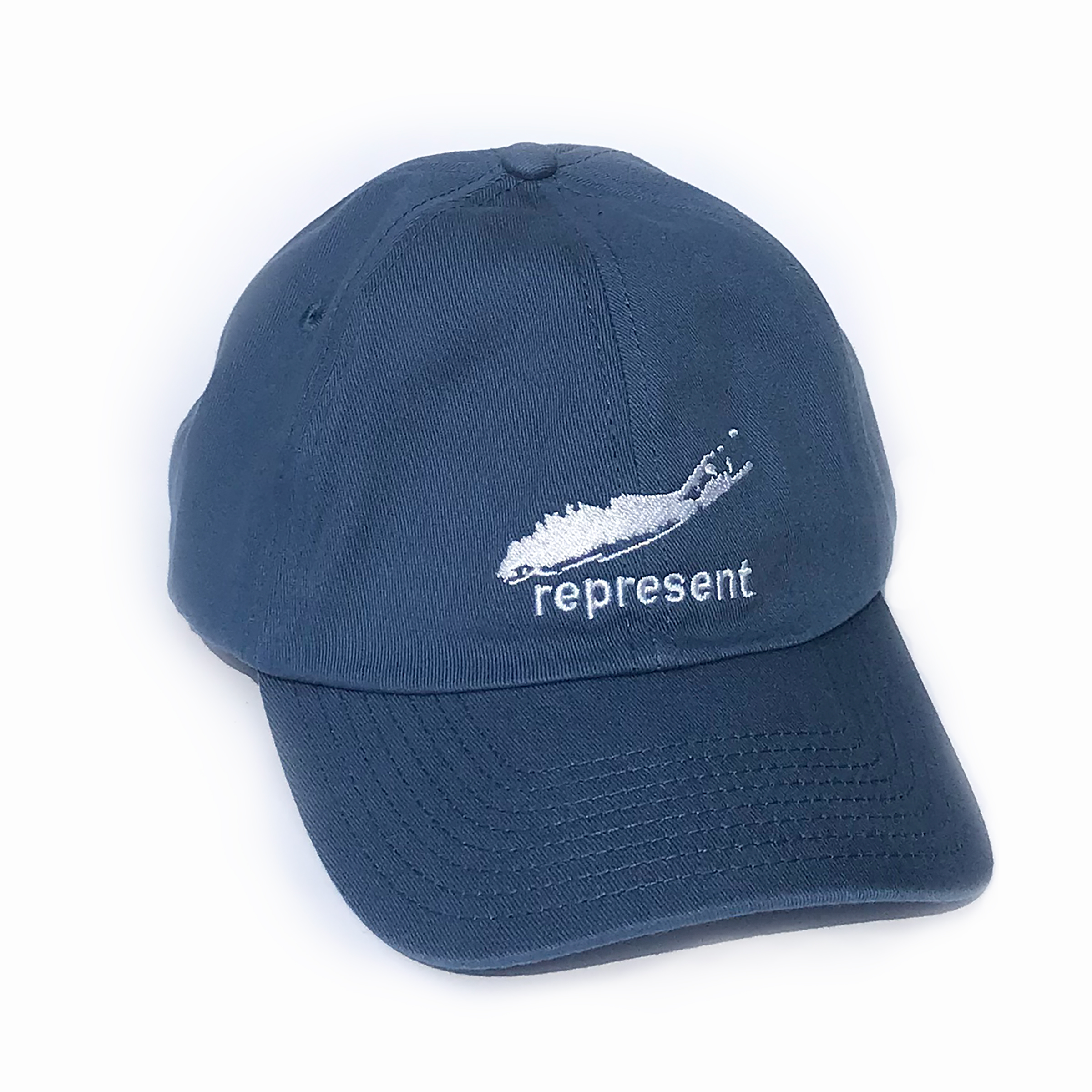 dad hats navy blue