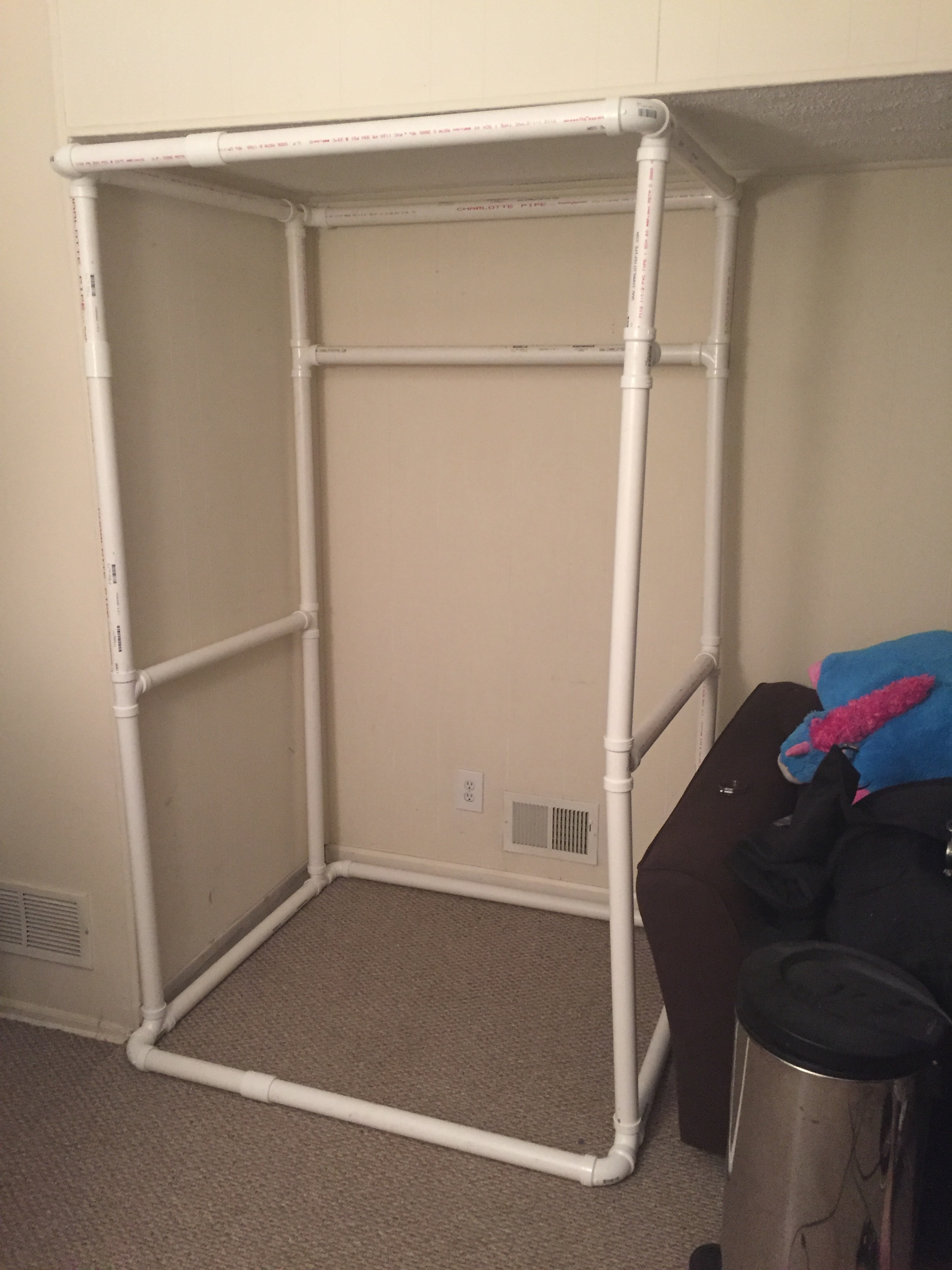 PVC Pipe Sound Booth Frame!
