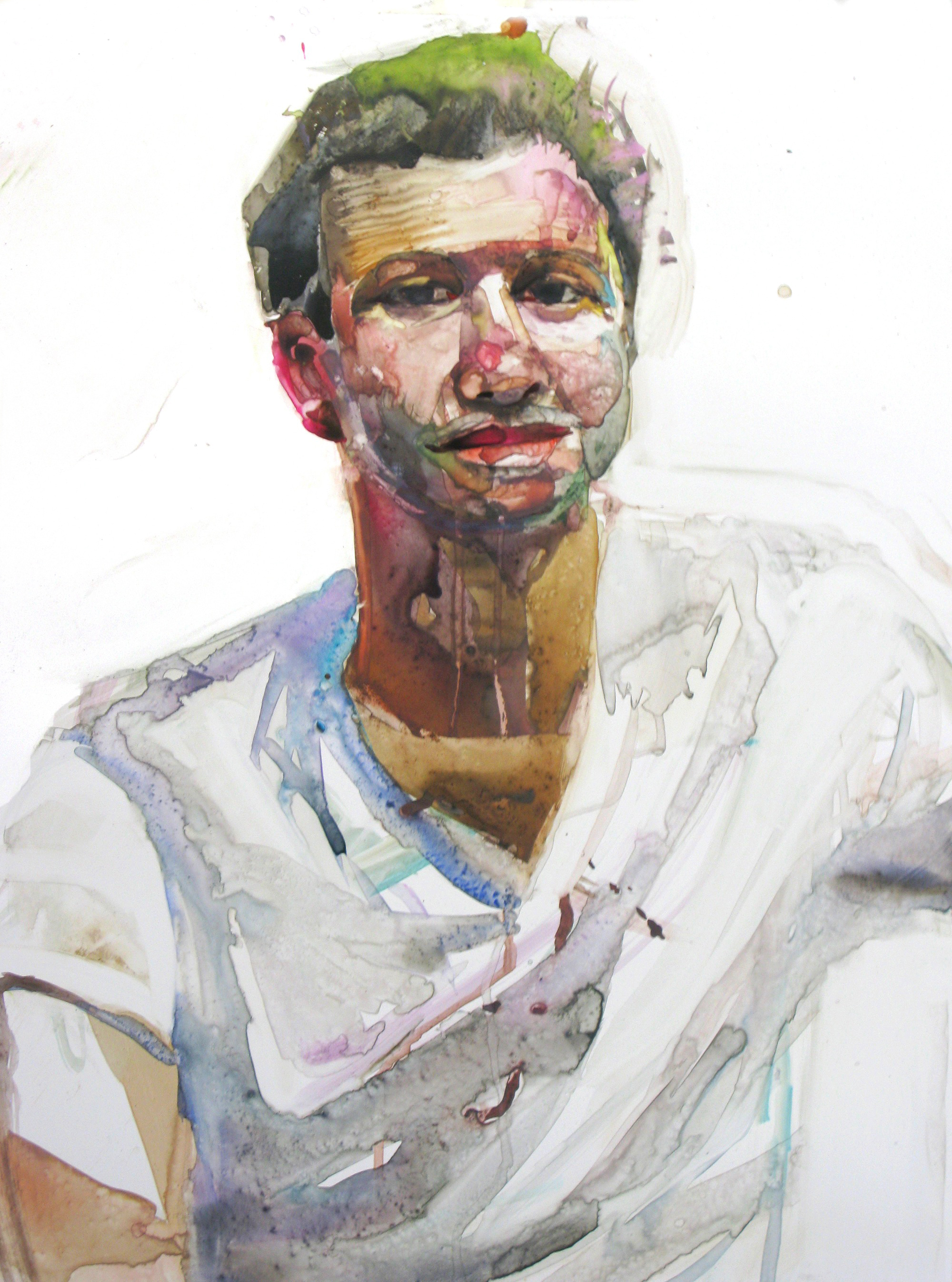Rob watercolor on paper 24" x 18" 2014
