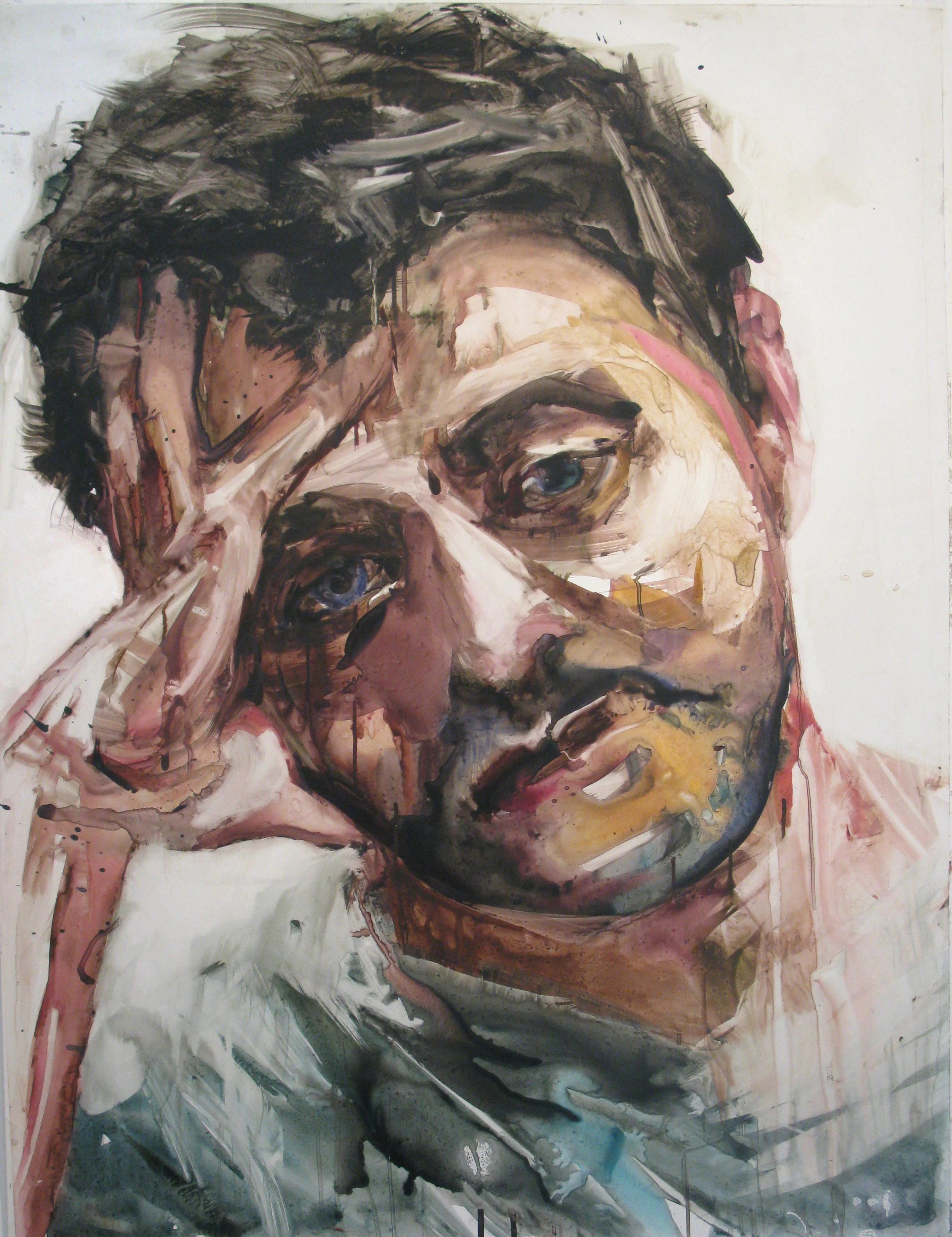 Jack watercolor on paper 48" x 36" 2014