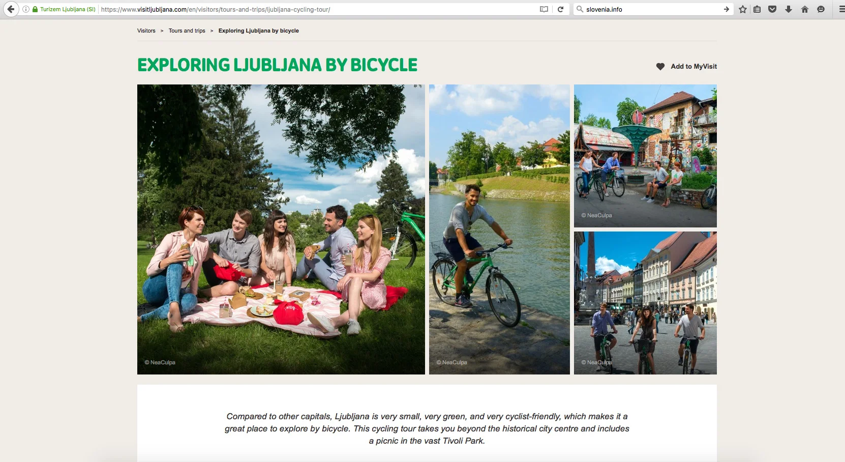 Destination photography Visit Ljubljana