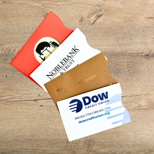 custom credit card sleeve valonic set of 6 RFID blocking sleeves - insertion from the top, Protector for wallet Personalize your Guardian Credit card sleeve envelopes today and experience peace of mind. Custom printed Credit Card Sleeves