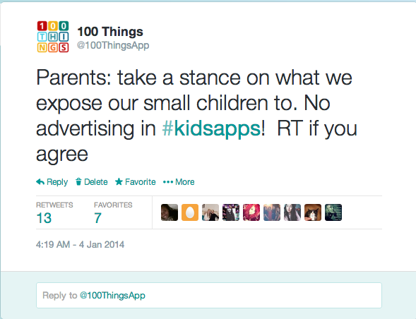 Twitter 100ThingsApp Parents take a stance on what ....png