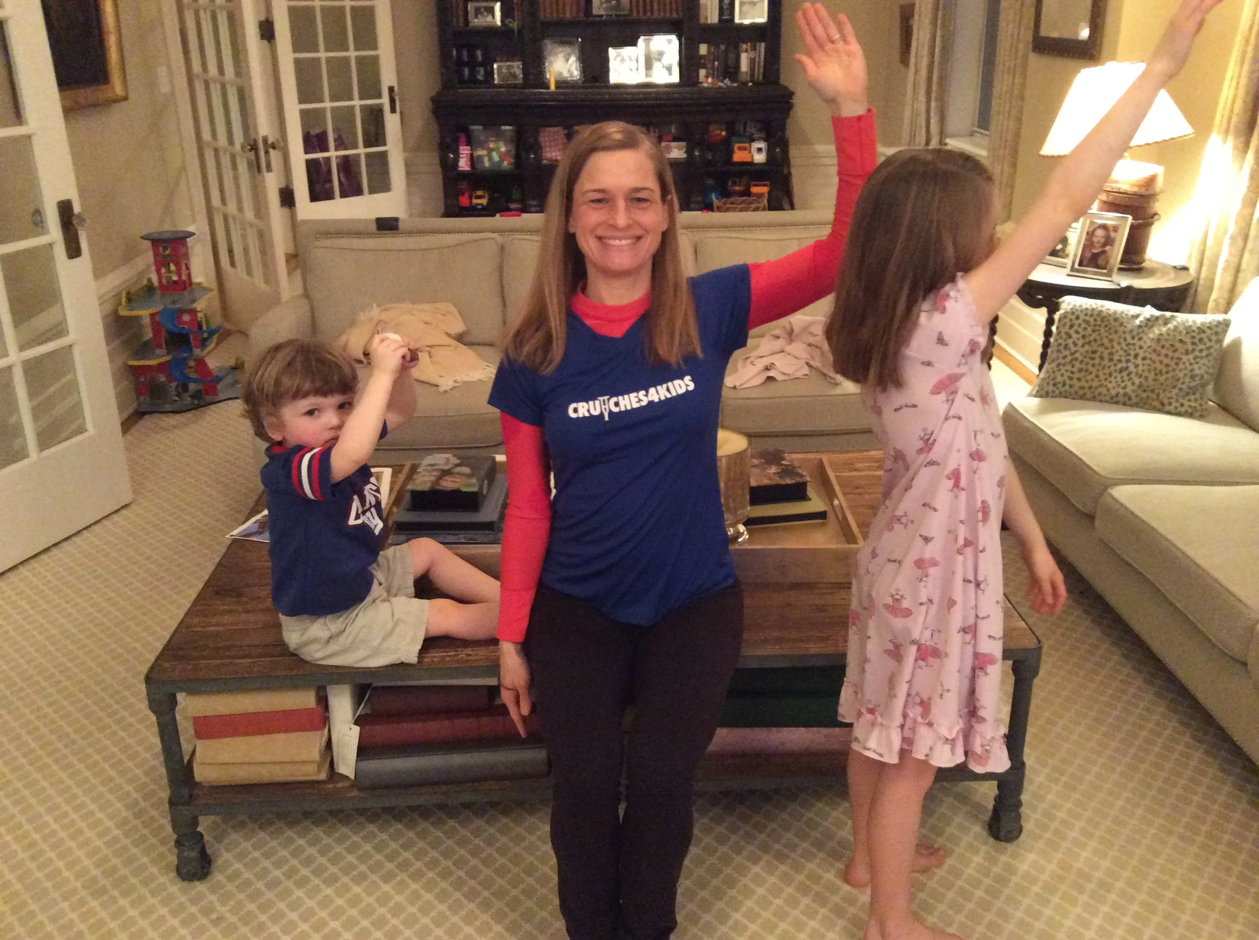 Chelsea Palmer in NYC - “I'm running for C4K to make a tangible and dramatic difference in the lives of 100 children who lack mobility. C4K rocks!!!!!!”