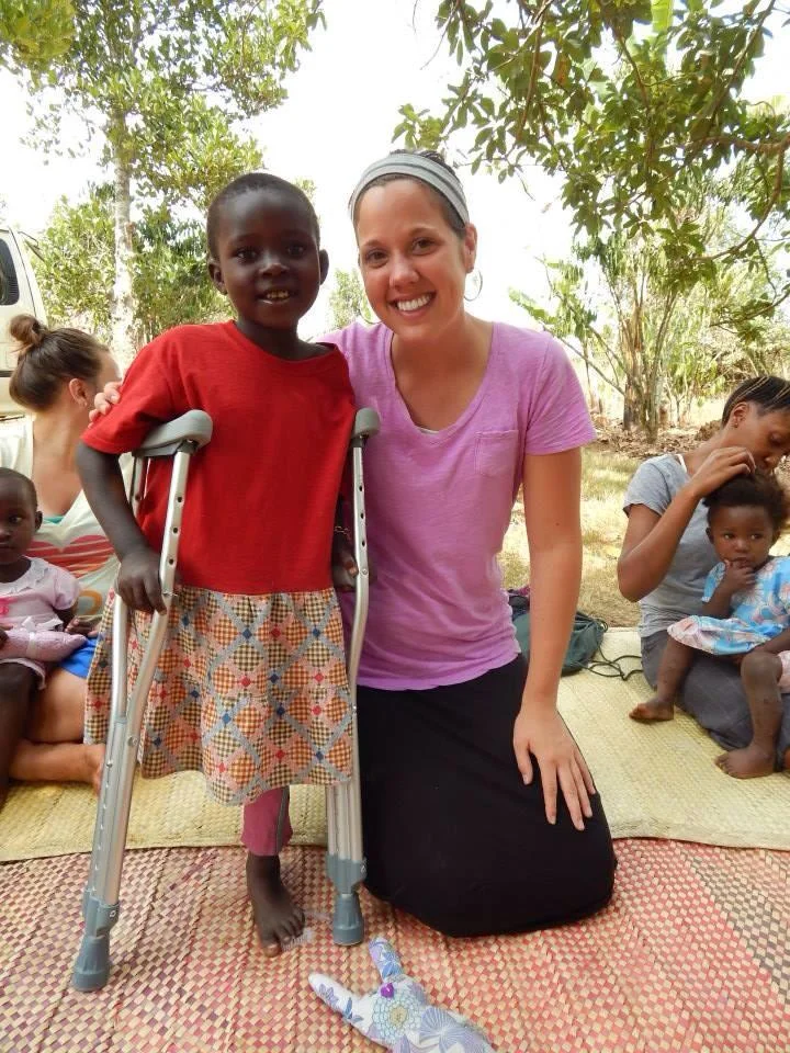 Justine and Rebecca. Uganda.