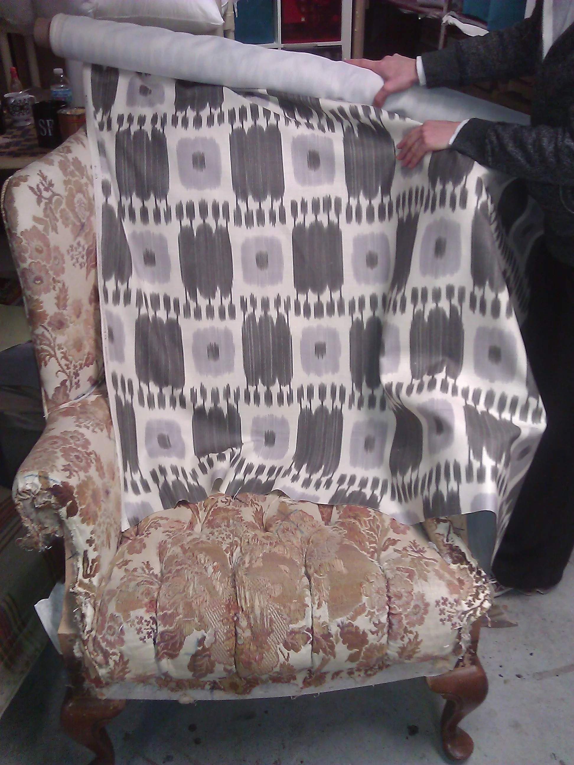  Found a vintage chair to reupholster    