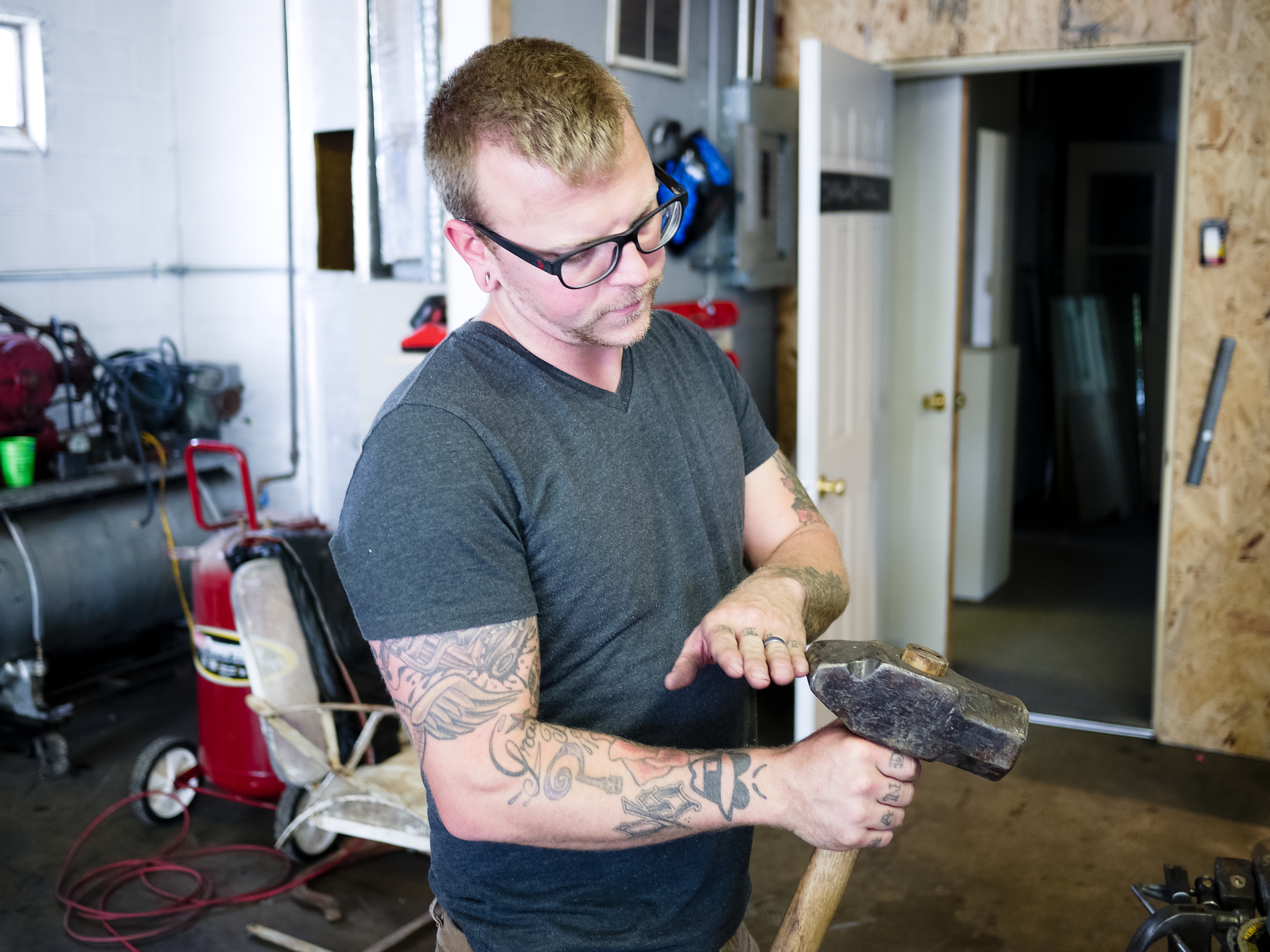 Josh owns a lot of hammers. This is one of them.