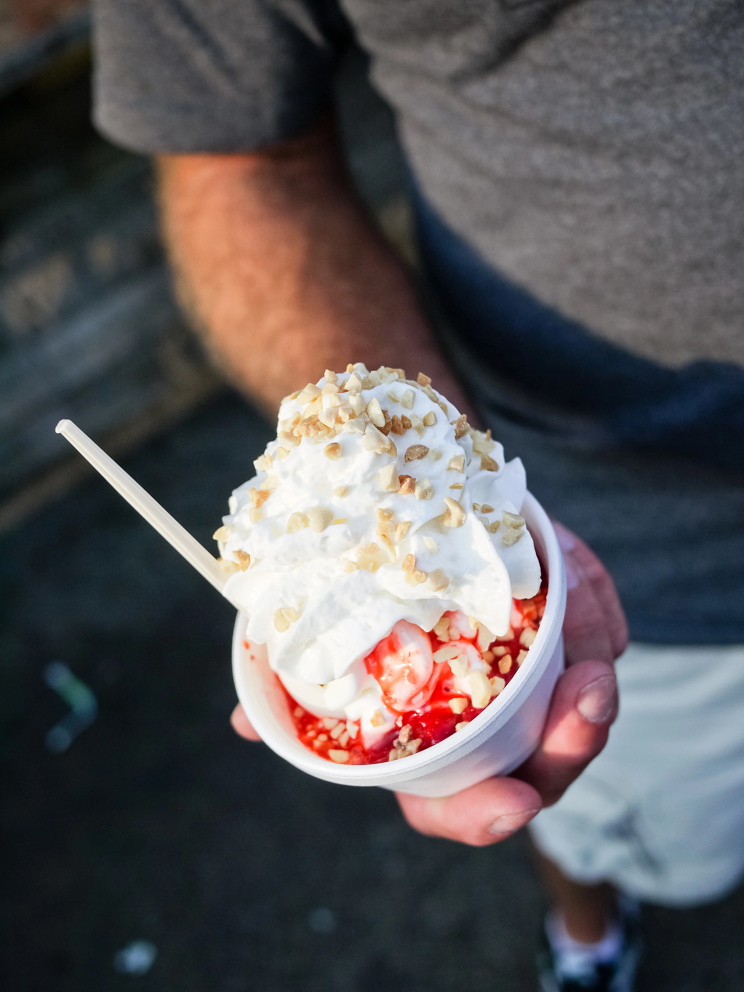 Strawberry sundae.