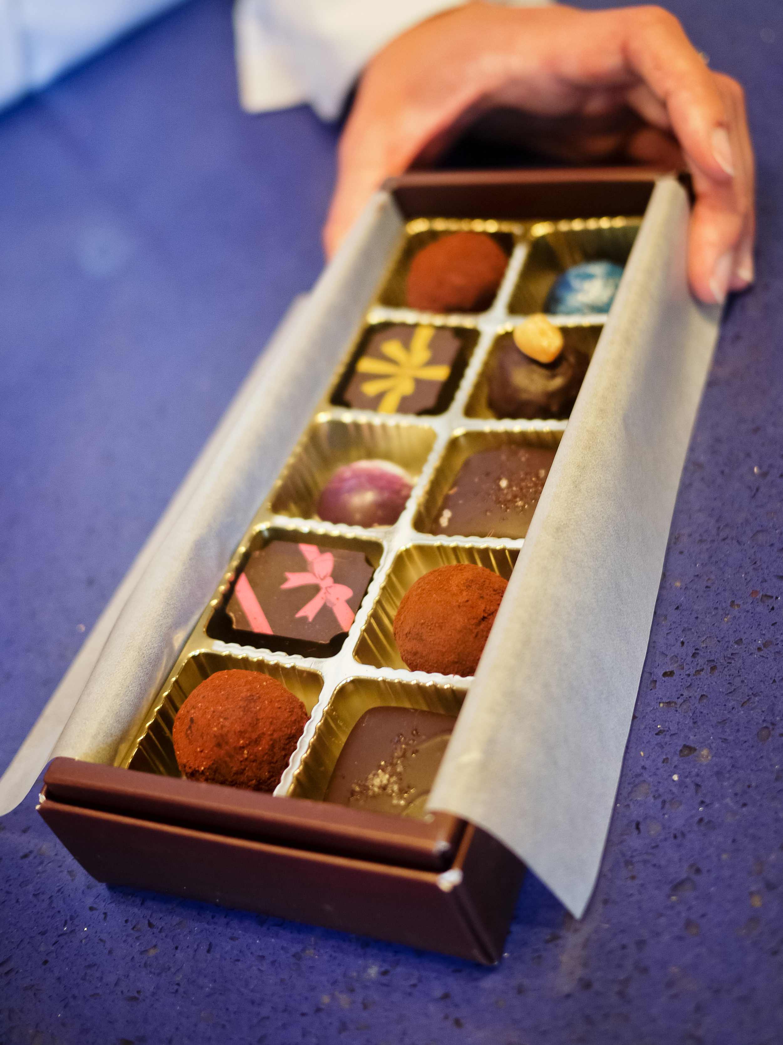 A build-your-own box of chocolates.