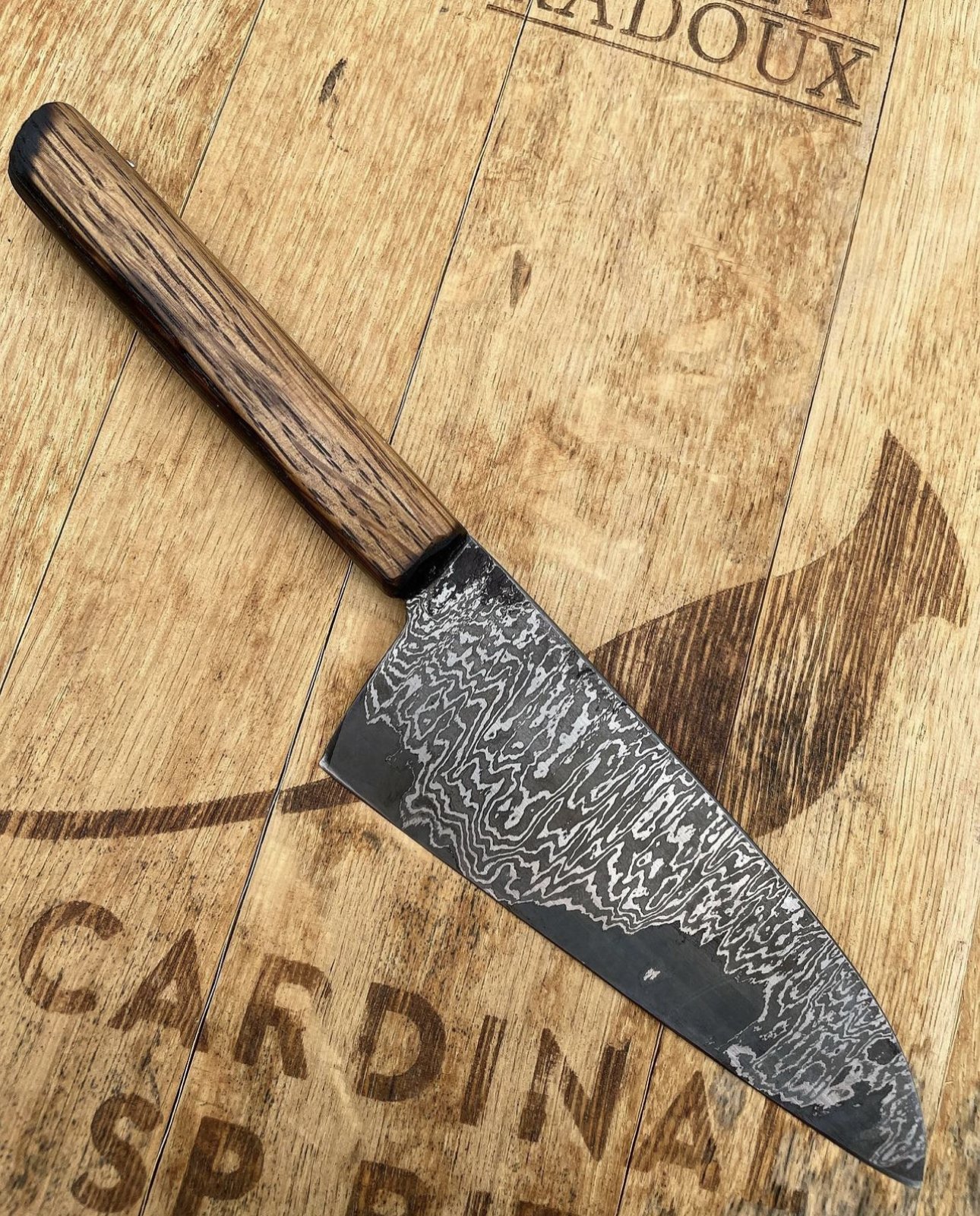 Knife Sharpening with Ash Blaeds