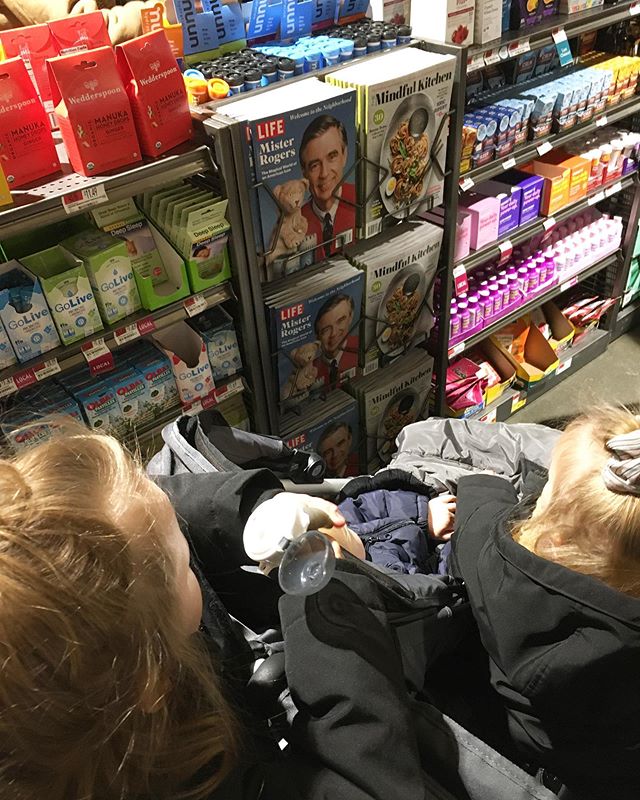when in the checkout line and spot one of your favorite people...