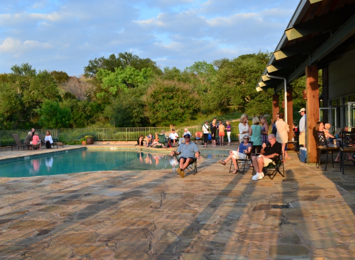 Pool Side View at Trails of Horseshoe Bay