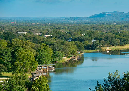 Breathtaking Views of Texas Hill Country and Lake LBJ at Trails of Horseshoe Bay