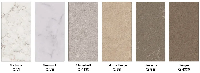 Quartz Color Quartz Countertop Color Chart Which Edge Should I Select On My New