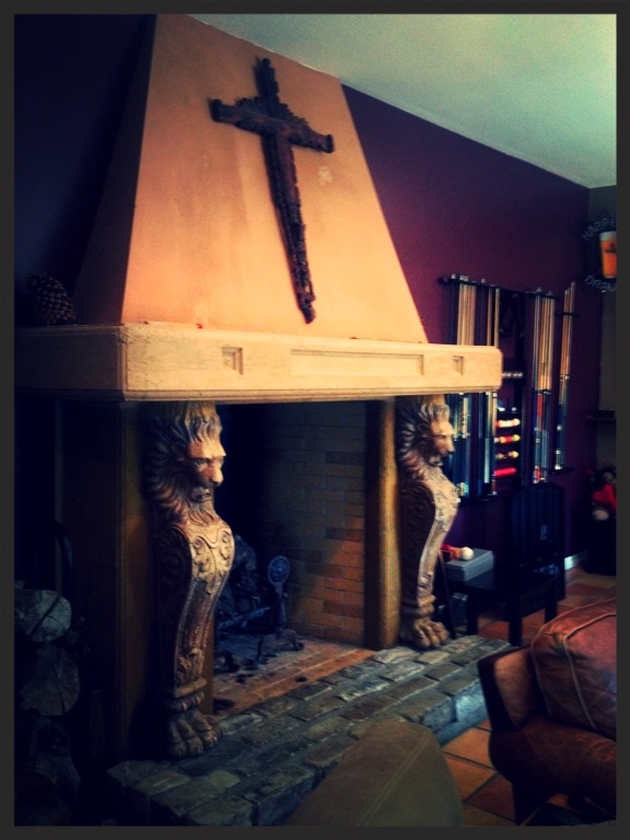Custom fireplace - Glendale, CA