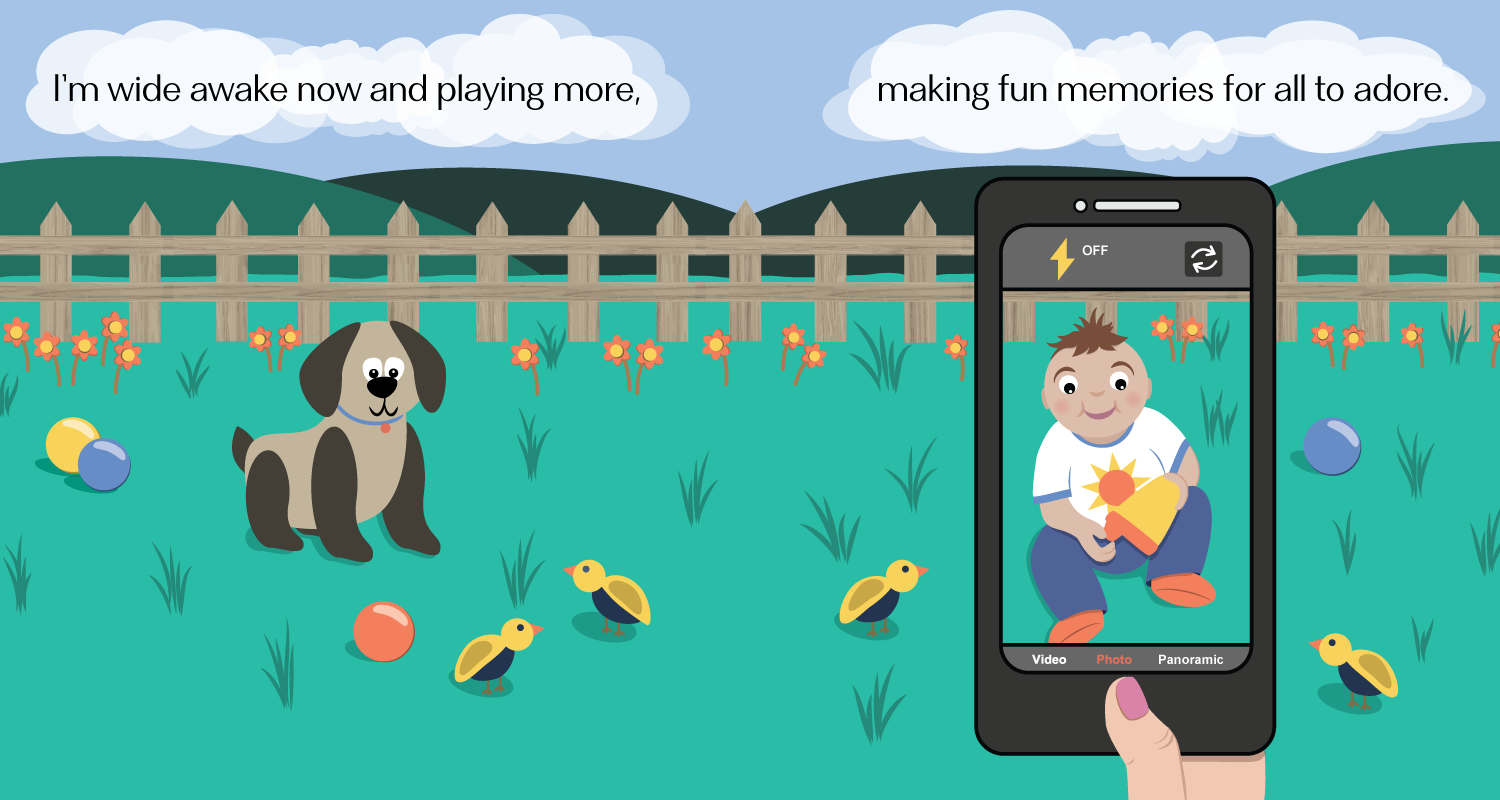 Page from the boo #BabyLove: My Social Life