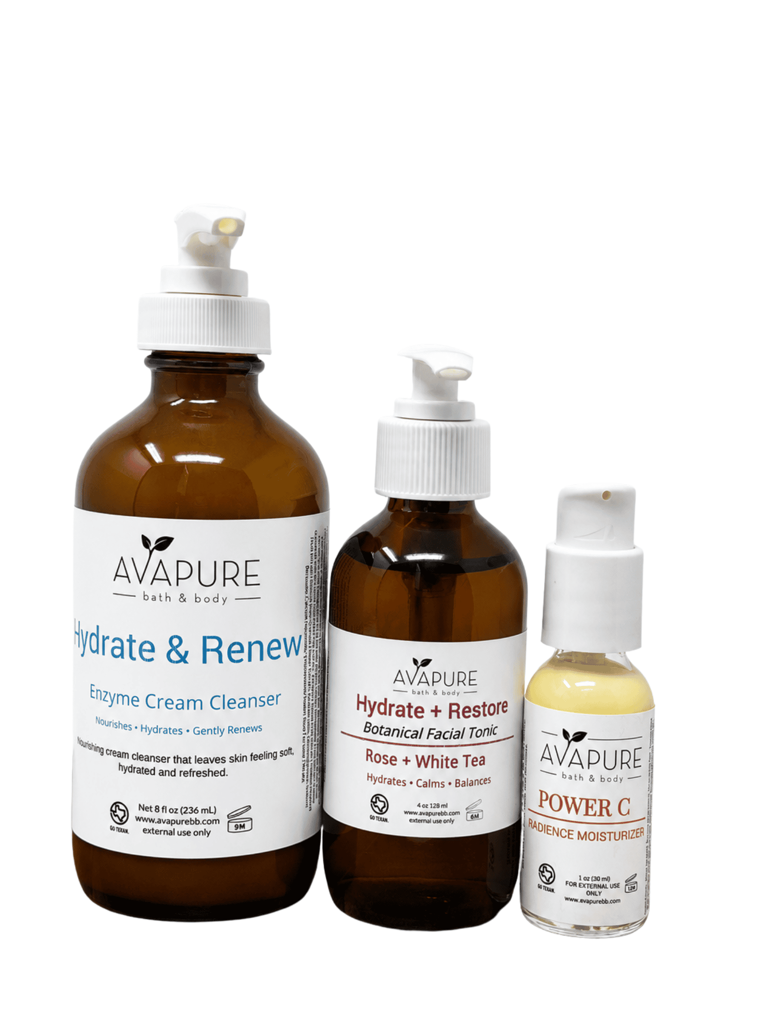 Hydrate & Renew Skincare Bundle for Mature & Dry Skin