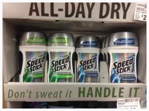 Supermarket display in the personal care section (photo: A. Headbloom)