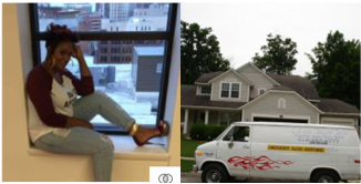 Bright window in background is really bad idea. Are you driving the co. van? We can’t see you!