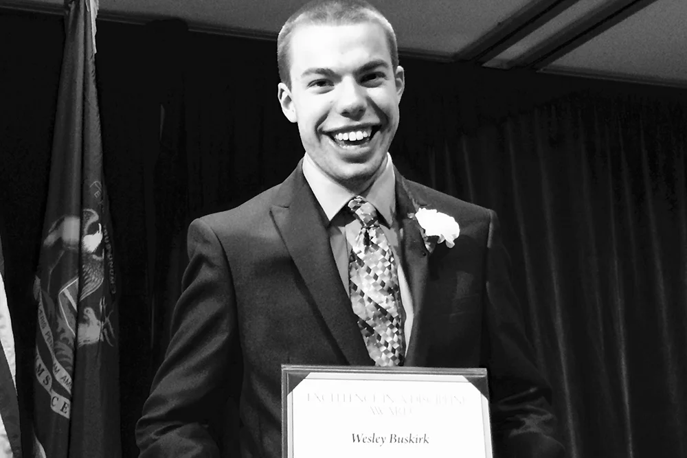 Wesley Buskirk is a graduate of Grand Valley State University, where he received the Distinguished Student Award in Film & Video. In addition to being a devoted academic scholar, Wes also passionately lives as a video director, graphic designer, copywriter, audio technician, voice actor, and really any other role he needs to fulfill in order to complete his life's never-ending to-do list!