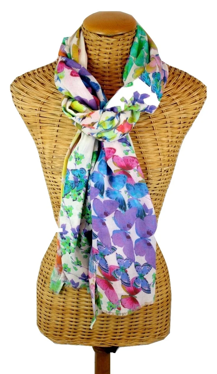 Cotton, Linen & Viscose Collection — Pam's Pashminas & Exotic Scarves