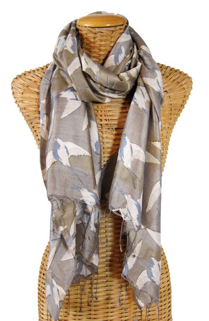 Black, Cream, & Brown Small Mulberry Silk Scarf — Pam's Pashminas & Exotic  Scarves