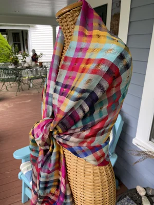 Handloomed 19 Colores Sheer Merino Wool Scarf — Pam's Pashminas