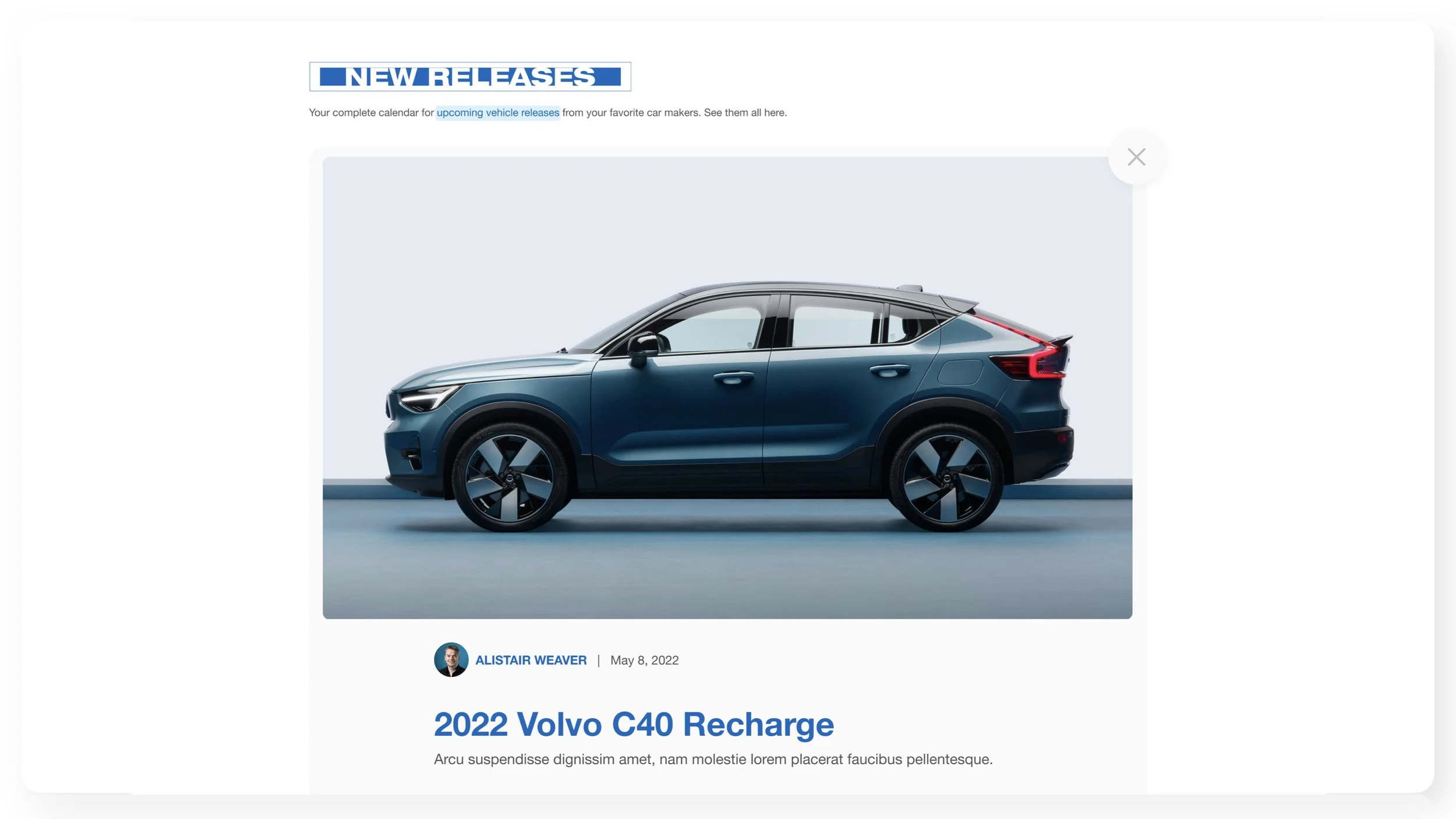 CONCEPT: NEW SITE EXPERIENCE