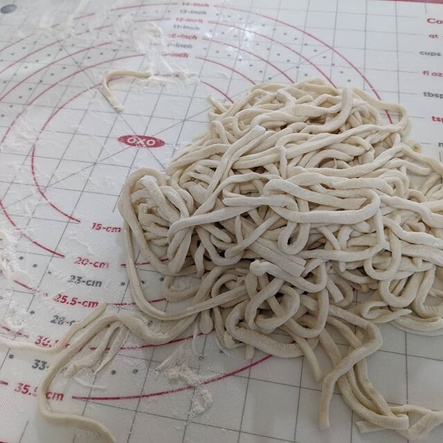 Home made noods. 
#noodles #noodlesoup #homemadefood