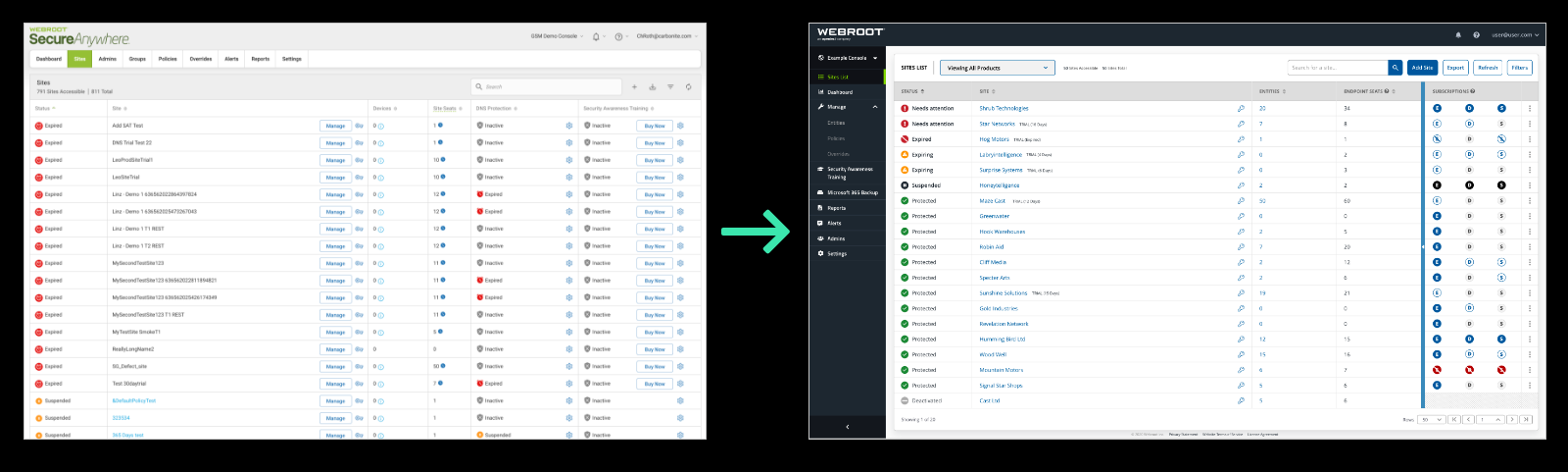 Redesigned client manager