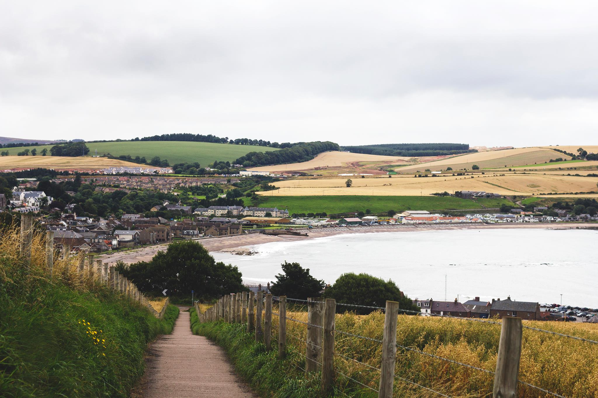 The walk from Dunnottar Castle to Stonehaven