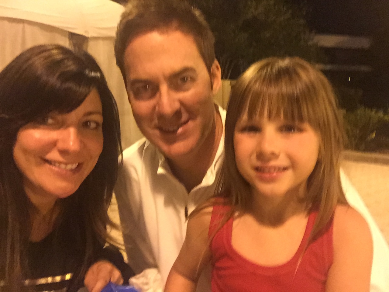 This is us on the balcony watching the fireworks. As you can see, No makeup & flat Hair...it was midnight in my world! But so worth it! Look at my Boos! They are beaming!!!