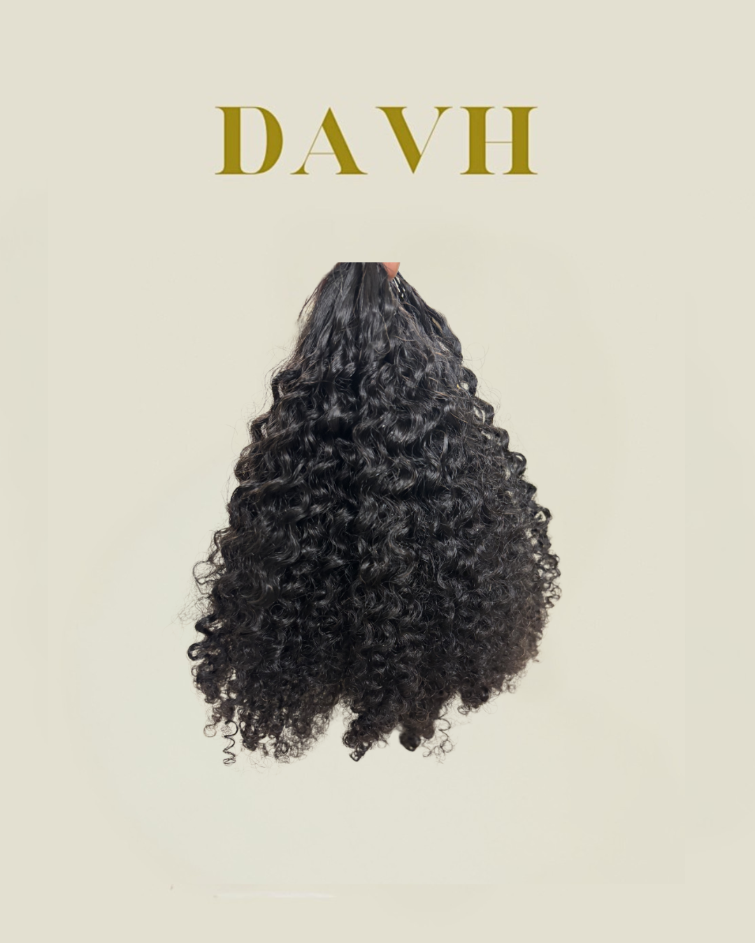 DAVH Virgin Brazilian Kinky Curly
