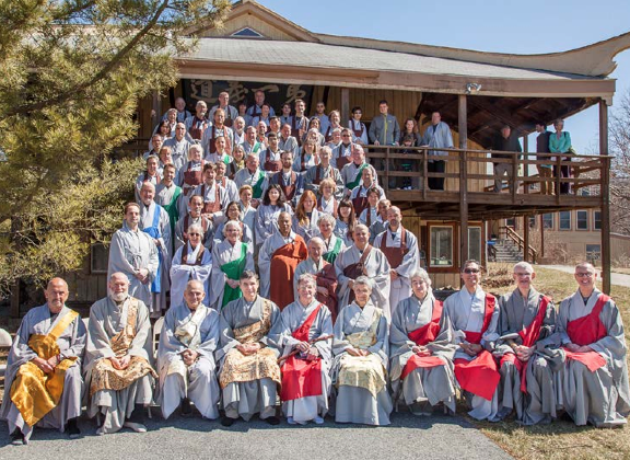 Sangha members at the April 2014 Buddha's Birthday Ceremony at Providence Zen Center.