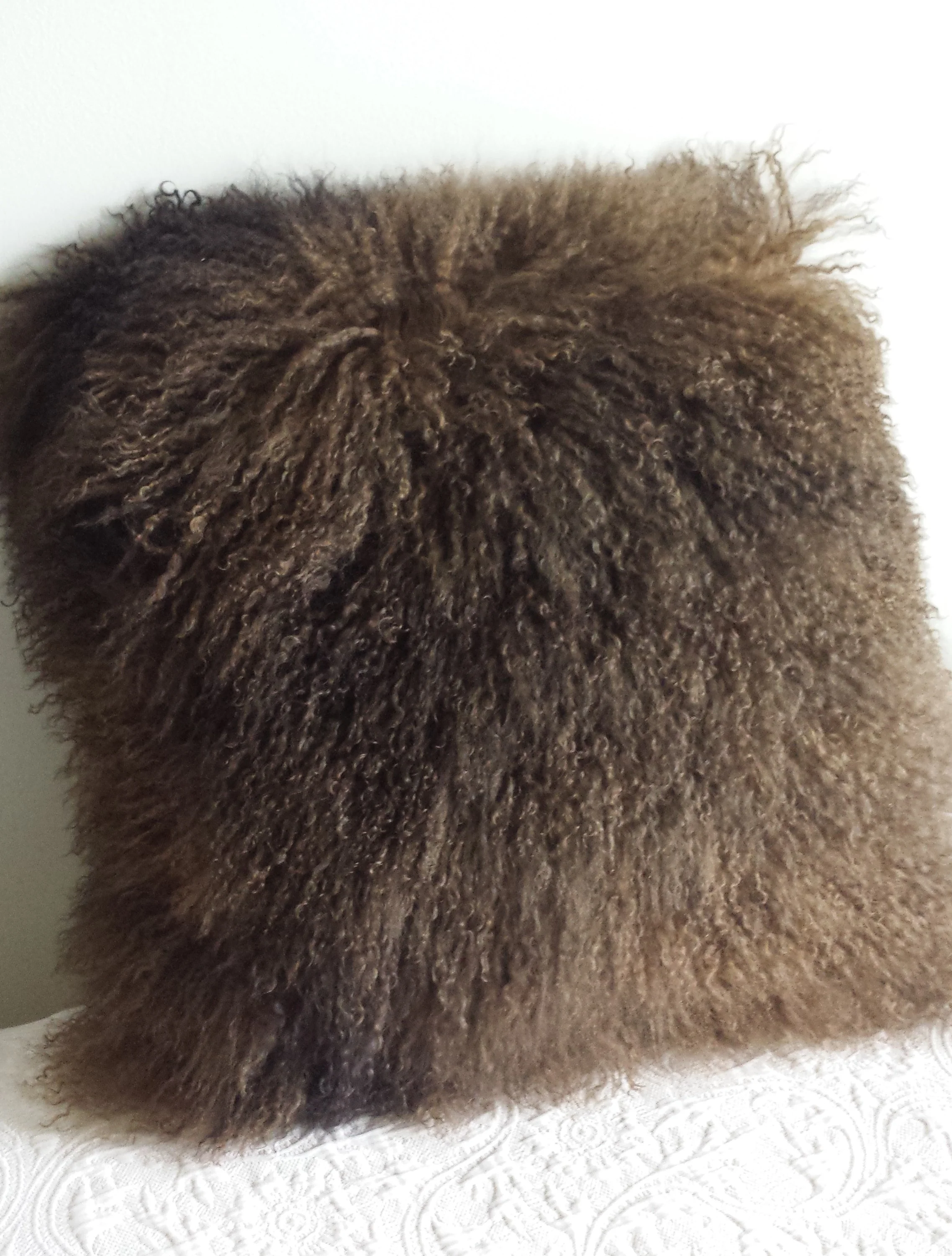 Tibetan Fur Pillow (16"x16")