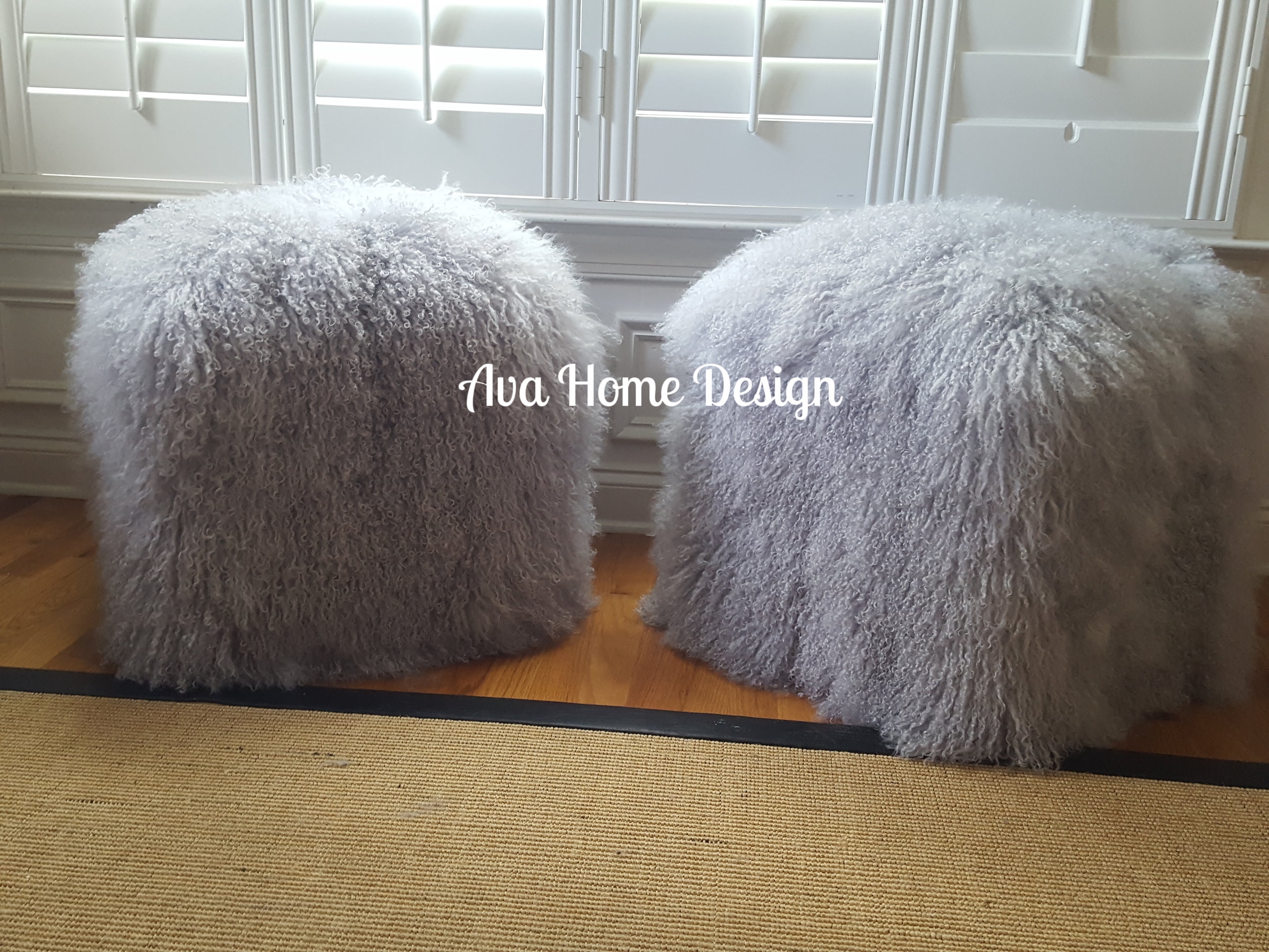 Fur Ottoman