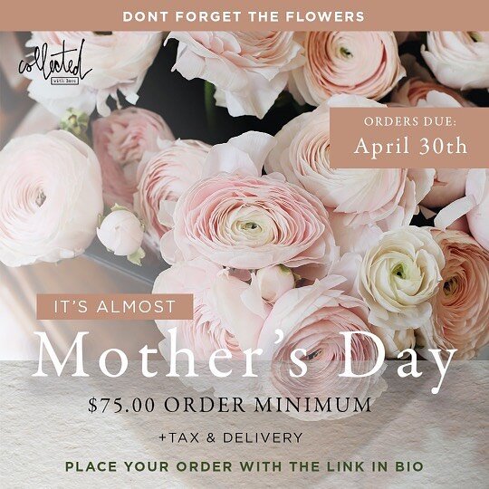 Friendly reminder that Mother&rsquo;s Day is coming up. Let us make something pretty pretty for momma. Now ordering is easier than ever. Check out the link in the bio.