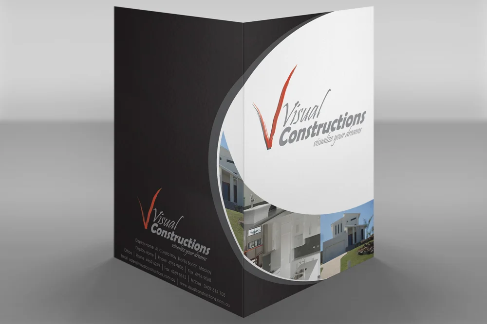 Visual Constructions: Presentation Folders