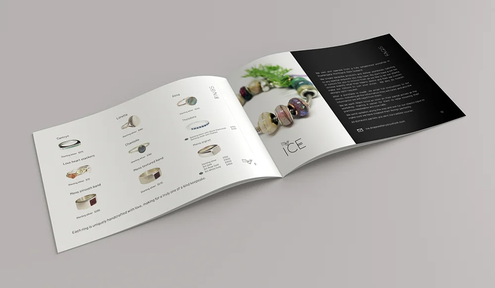 Ice Jewellery Catalogue and Rebrand