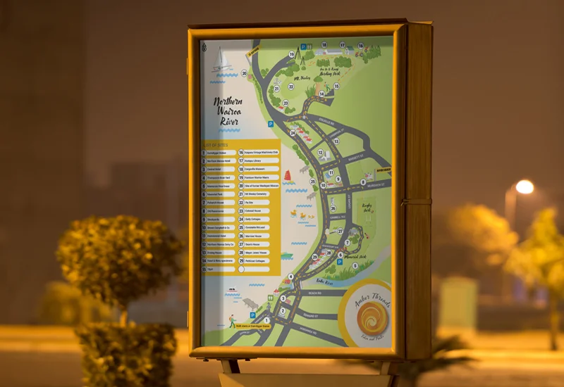 Amber Threads Illustrative Map