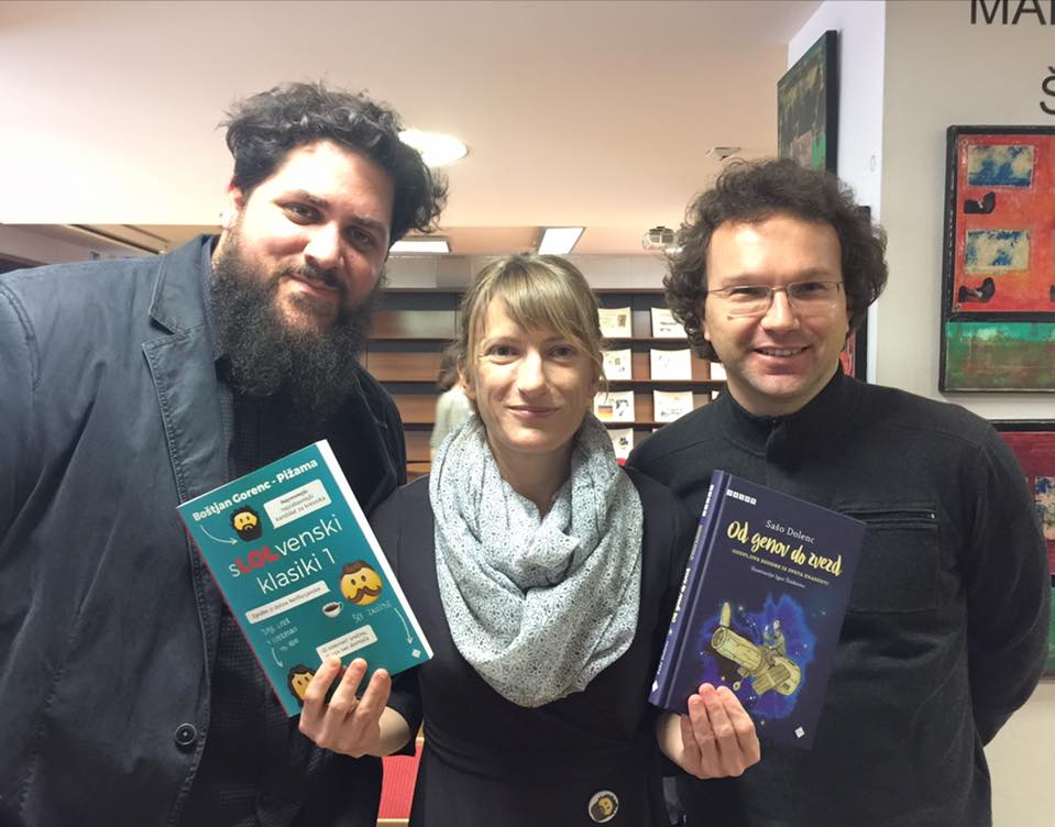 Boštjan, Ana in Sašo. 