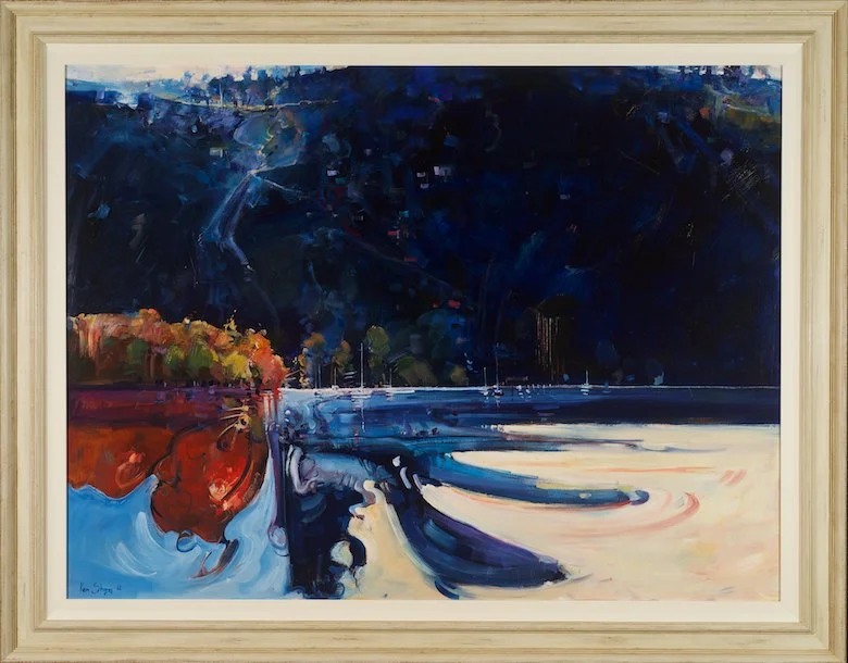 #13530 Ken Strong 'Pittwater Turmoil of first light' 111cm x 142cm $9900.jpg