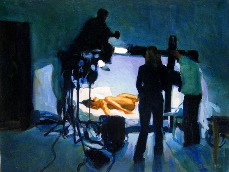 Ted Blackall 120cm x 90cm The Big Shoot